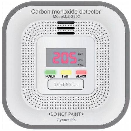 Power/fault/alarm Indicator Carbon monoxide alarm with Figaro Sensor and LED indicator